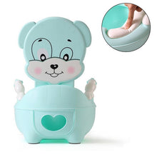 Load image into Gallery viewer, Baby Potty Plastic Children's Pot Infant Potty Training Seat Cute Baby Toilet Safe Chair Comfortable Backrest Children's Potty