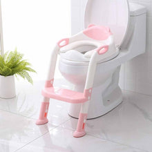 Load image into Gallery viewer, Folding Baby Potty Infant Kids Toilet Training Seat with Adjustable Ladder Portable Urinal Potty Training Seats for Children