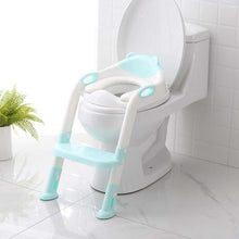 Load image into Gallery viewer, Folding Baby Potty Infant Kids Toilet Training Seat with Adjustable Ladder Portable Urinal Potty Training Seats for Children