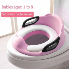 Load image into Gallery viewer, Folding Baby Potty Infant Kids Toilet Training Seat with Adjustable Ladder Portable Urinal Potty Training Seats for Children