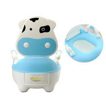 Load image into Gallery viewer, Baby Potty Plastic Children&#39;s Pot Infant Potty Training Seat Cute Baby Toilet Safe Chair Comfortable Backrest Children&#39;s Potty
