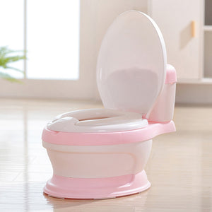 Portable Baby Pot Toilet Seat Kids Potty Training Seat Comfortable Backrest Children's Potty Multifunction Training Potty Toilet