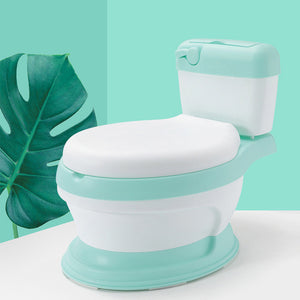 Portable Baby Pot Toilet Seat Kids Potty Training Seat Comfortable Backrest Children's Potty Multifunction Training Potty Toilet