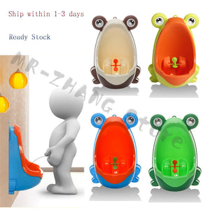 bebe Frog Children Potty Toilet Training Kids Urinal for Boys Pee Trainer Urinal Bathroom #H055#