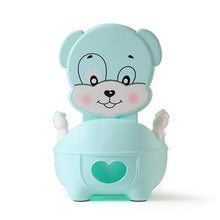 Load image into Gallery viewer, Portable Baby Pot For Children Potty Toilet Seat Kids Potty Training Infant Cartoon Bedpan Comfortable Backrest Toilet Bowl Pots
