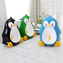 Load image into Gallery viewer, Cute Kids Urinal for 8M to 6Y Boys Baby Potty Penguin Children&#39;s Toilet Training Urinal-boy Stand Hook Pee Trainers Pots Penico
