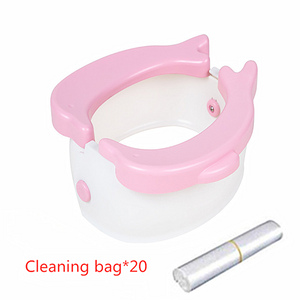 Portable Children's Potty Pots Baby Potty Toilet Training Seat Folding Travel Potty Rings For Kids Vehicle Urinal For Baby Boys