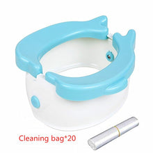 Load image into Gallery viewer, Portable Children&#39;s Potty Pots Baby Potty Toilet Training Seat Folding Travel Potty Rings For Kids Vehicle Urinal For Baby Boys
