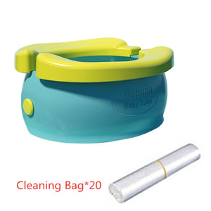 Portable Children's Potty Pots Baby Potty Toilet Training Seat Folding Travel Potty Rings For Kids Vehicle Urinal For Baby Boys