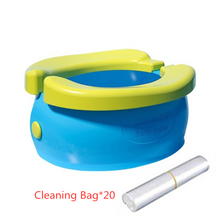 Load image into Gallery viewer, Portable Children&#39;s Potty Pots Baby Potty Toilet Training Seat Folding Travel Potty Rings For Kids Vehicle Urinal For Baby Boys
