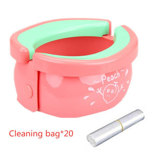 Portable Children's Potty Pots Baby Potty Toilet Training Seat Folding Travel Potty Rings For Kids Vehicle Urinal For Baby Boys