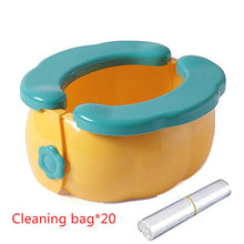 Load image into Gallery viewer, Portable Children&#39;s Potty Pots Baby Potty Toilet Training Seat Folding Travel Potty Rings For Kids Vehicle Urinal For Baby Boys
