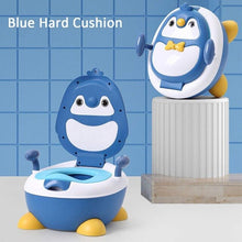 Load image into Gallery viewer, Baby Boy Children&#39;s Pot Cute Penguin Ajustable Height Baby Potty Training Seat Portable Toilet for Babies Girls Infantil
