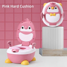 Load image into Gallery viewer, Baby Boy Children&#39;s Pot Cute Penguin Ajustable Height Baby Potty Training Seat Portable Toilet for Babies Girls Infantil
